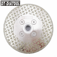 DT-DIATOOL 1pc Electroplated Diamond Cutting & Grinding Blade M14 Flange for Tile Marble Single Side Coated Diamond Saw Blade 2024 - buy cheap