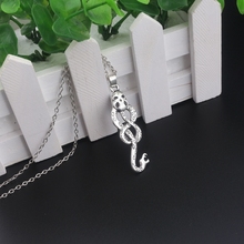 New fashion movie Horcrux Death Eaters Lord Voldemort Nagini Snake Pendant Statement Necklace  men and women Pendants Jewelry 2024 - buy cheap