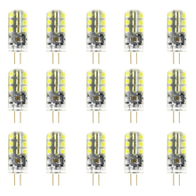 15 шт./лот G4 AC DC 12V g4 светодиодные лампы SMD 2835 6W заменить 40w галогенные лампы свет 360 Угол луча luz лампада Led 2024 - купить недорого