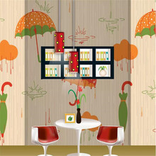 Fashion umbrella rain background indoor wall high-grade wall cloth manufacturers wholesale wallpaper mural photo wall 2024 - buy cheap
