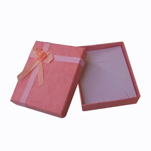 24pcs Paper Jewelry Box for Necklace Earring Ring 7x8x2.5cm Pink Cardboard Gift Packaging Display with White Sponge 2024 - buy cheap