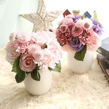 Artificial Flower Rose Dali Bouquet Artificial Flower Daisy Fake Flower Wedding Home Decoration Bride Holding Flower 2024 - buy cheap