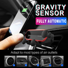 Гравитационный Автомобильный держатель для телефона в автомобиле с креплением на вентиляционное отверстие, без магнитного держателя, подставка для GPS для iPhone 7 8 XS для Xiaomi 2024 - купить недорого