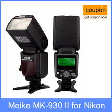Meike MK-930 II, MK930 Flash Speedlight for Nikon D70 D80 D300 D700 D90 D300s D7000 D3200 D800 D800e as Yongnuo YN-560 II YN560 2024 - купить недорого