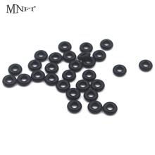 MNFT 100PCS  6mm Fishing Rubber Round Rig Ring Hooks Quick Change Accessories O Rings 2024 - buy cheap