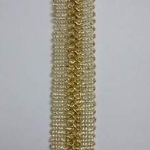 5yards Gold Ribbon 20MM Width Webbing/Bias Binding Tape For Diy Bag Craft Gold Lurex Twill Tape 2024 - buy cheap