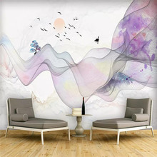 Modern abstract artistic ink wall professional production mural factory wholesale wallpaper mural poster photo wall 2024 - buy cheap