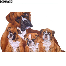 Mosaic 5d Diy Diamond Painting Cross Stitch animal dogs Diamond Embroidery Wall Sticker Diamond Mosaic Home Decor Needlework 2024 - buy cheap