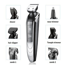 Washable Electric All In One Man Grooming Kit Hair Clipper Groomer Trimmer Beard Shaver Nasal Haircut Machine Barber Shaving Cut 2024 - buy cheap