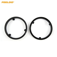 FEELDO 2pcs Car Speaker Spacer Mat Plates Bracket Holder For Mitsubishi Lancer-EX Olander Refitting Audio Modified Speacker Ring 2024 - buy cheap