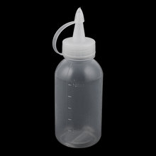 Uxcell-bottle industrial de cola em gel para óleo, 100ml, frasco squeeze, plástico transparente, 5 peças 2024 - compre barato