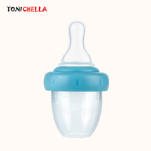 Chupete de simulación de silicona azul para bebé, dispositivo de alimentación líquida, productos de cuidado, T0339 2024 - compra barato