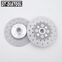 2units Double Sided Vacuum Brazed Diamond Cutting disc Grinding Sanding Wheel 5/8-11 Flange Premium Quality  stone #40/50 2024 - buy cheap