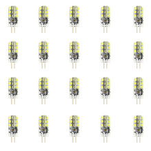 20pcs/lot G4 AC DC 12V g4 Led bulb Lamp SMD 2835 6W Replace 40w halogen lamp light 360 Beam Angle luz lampada led 2024 - buy cheap