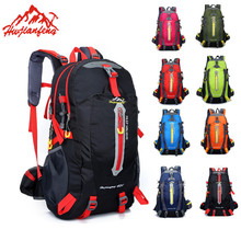40L Outdoor Backpack Travel Climbing Backpacks Waterproof Rucksack Ski Mountaineering Bag Nylon Camping Hiking Backpack 2024 - buy cheap