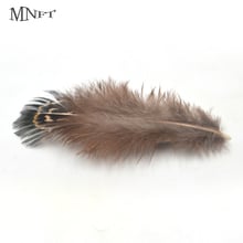 MNFT 50Pcs Pheasant Feathers Green Eyebrows Lace Natural Feather Patterns DIY Craft Fly Fishing Materials 2024 - buy cheap