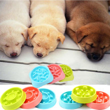 Slow Feed Cat Plastic Bowl Maze Dog Cat Interactive Feeder Dish Water Bowl ABS Health Prevent Obesity Pharyngeal Food Anti-Choki 2024 - buy cheap