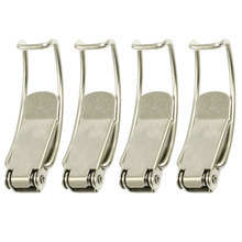 UXCELL Hot Sale 4 Pcs/lot 4mm Hole Dia Box Chest Case Spring Loaded Draw Toggle Latch 8.5 x 2.3 x 1.5cm Silver Tone 2024 - buy cheap