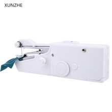 Xunzhe-mini máquina de costura elétrica, portátil, bolso, para roupas, tecidos, viagem, casa 2024 - compre barato