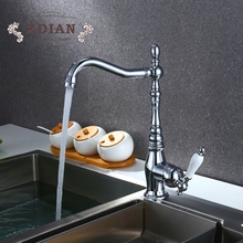 New Arrival Hot and Cold Water kitchen sink faucet Water mixer Tap Chrome Single Handle 360 Degree Rotation Water Tap 2024 - buy cheap