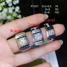 KJJEAXCMY Fine Jewelry 925 Sterling Silver Inlay 2carat Mosanne Diamond Men's Ring With certificate 2024 - buy cheap