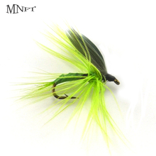 MNFT 10 Uds 16 # Green Mayfly Mosquito Nypmh moscas mosca pesca cebo 2024 - compra barato