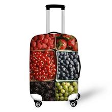 Capa protetora para viagem melancia frutas, acessórios de viagem, capa protetora, elástica, para bagagem, poeira, expansível, 18-32 unidades 2024 - compre barato
