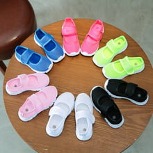 Zapatos de malla transpirable para niños, zapatillas deportivas de tela de red, informales, Color caramelo, de verano 2024 - compra barato