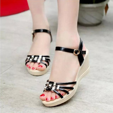 New Brand Fashion Summer Women Sandals High Heels Open Toe Fashion Ladies Shoes Platform Wedge Sandals thick bottom LB-25 2024 - buy cheap