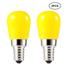LEDGLE 2 pcs E14 LED Energy-saving Bulb Fridge LED Lamp Bulb Set Efficient Lamp Bulb 360 degree Beam Angle Warm White Light 2024 - buy cheap