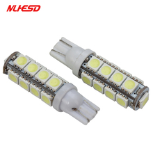100X Long T10 194 W5W 17 SMD 5050 LED 170MA 17SMD Wedge Interior Light Car Side Light Bulb Width Lamp Clearance Lights 12V White 2024 - buy cheap