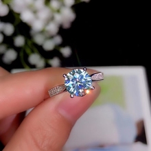 KJEAXCMY-Anillo de Plata de Ley 925 con diamantes incrustados, joyería de Boutique con detección 2024 - compra barato