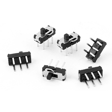 UXCELL 6 Pcs 2 Position Dpdt 2P2t 6 Pin Pcb Panel Mini Vertical Slide Switch For Control Many Small Power Electronic Projects 2024 - buy cheap