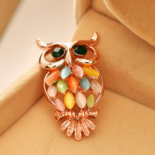 Colorful Owl Brooches And Pins For Women Personalized Design Cute Korean Style Brooches Wedding Jewelry  Hot Sale 2024 - buy cheap