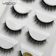 Ysdo-pestañas postizas de visón 3D, 100% hechas a mano, reutilizables, pelo Natural, populares, largas, maquillaje 2024 - compra barato