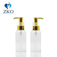 1pcs 80ml Plastic Bottle Golden Aluminum Oil Pump Refillable Lotion Pump Bottle Empty Cosmetic Containers (With Safety Buckles) 2024 - buy cheap