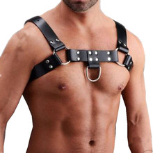 Harness Men Harness Leather Shoulder Belt Men Rave Jartiyer Sexy Bondage Lingerie Pastel Goth Suspenders Fantazi Seks Punk 2024 - buy cheap