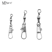 MNFT 30PCS Brass Barrel Swivel Solid Rings Fishing Pin Connector Interlock Snap Kit Solid Rings Fishing Swivel Snap 2024 - buy cheap