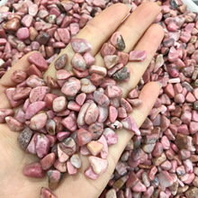 Maceta de cuarzo para decoración de jardín, Piedra Rosa Natural, cristal, Roca, Mineral, espécimen, 100g 2024 - compra barato