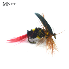 MNFT 10 Uds 10 # Bumblebee Mosca de pesca trucha cebo de perca bajo falso anzuelo 2024 - compra barato