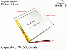 1 шт./лот 3,7 V, 5000mAH 459595 (полимерный литий-ионный аккумулятор) литий-ионный аккумулятор для планшетных ПК 7 дюймов 8 дюймов 9 дюймов 2024 - купить недорого