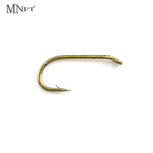 MNFT 100 PCS Small Size Copper Color Fly Hook Fly Tying Hooks for Trout Fishing Barbed Size13# 14# 2024 - buy cheap