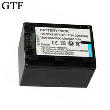 GTF NP-FH70 NP FH70 NPFH70 Li-ion Rechargeable Battery for HDR-CX230 HDR-CX150E HDR-CX170 CX300 FH50 FH60 NP-FH30 Battery 2024 - buy cheap