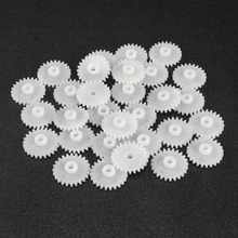 Uxcell 30Pcs 242/322/362A Plastic Pinion Gear 2mm Hole Diameter Toy Accessories with 24/32/36 Teeth for DIY Car Robot Motor 2024 - buy cheap