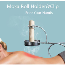 Moxa Rolls Clip Holder Smokeless Moxa Roll Stick Moxibustion Roller Chinese Traditional Burner Massage Device 2024 - buy cheap