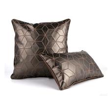 55x55cm European Style Solid 4 Colors Square Cushion Cover pu Leather pillow case decorative sofa pillowcase for cushion 2024 - buy cheap