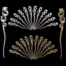 Horquilla Vintage de aleación de Metal para mujer, horquilla chapada en bronce antiguo, Color plata antigua, 25x160mm, 10 Uds. 2024 - compra barato