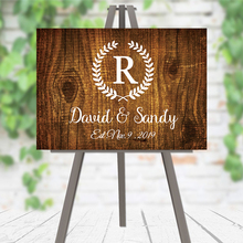 2019 New Party Sign Wedding Decoration Welcome Signs Rustic Wedding Wooden Personalized Sign Custom Name and Date 2024 - buy cheap