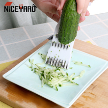 NICEYARD Cucumber Slicer Salad Kitchen Shredder Cheese Fruit Carrot Cutter Grater Modern Family Kitchen Tool Multifunctional 2024 - buy cheap
