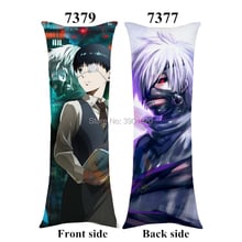 Anime long pillow Tokyo Ghoul cartoon 40cm*100cm Kaneki Ken Kirishima Touka Boyfriend soft pillow 2024 - buy cheap